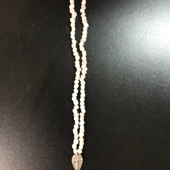 16 1/2" Rose Quartz Necklace - Picture 2 of 4